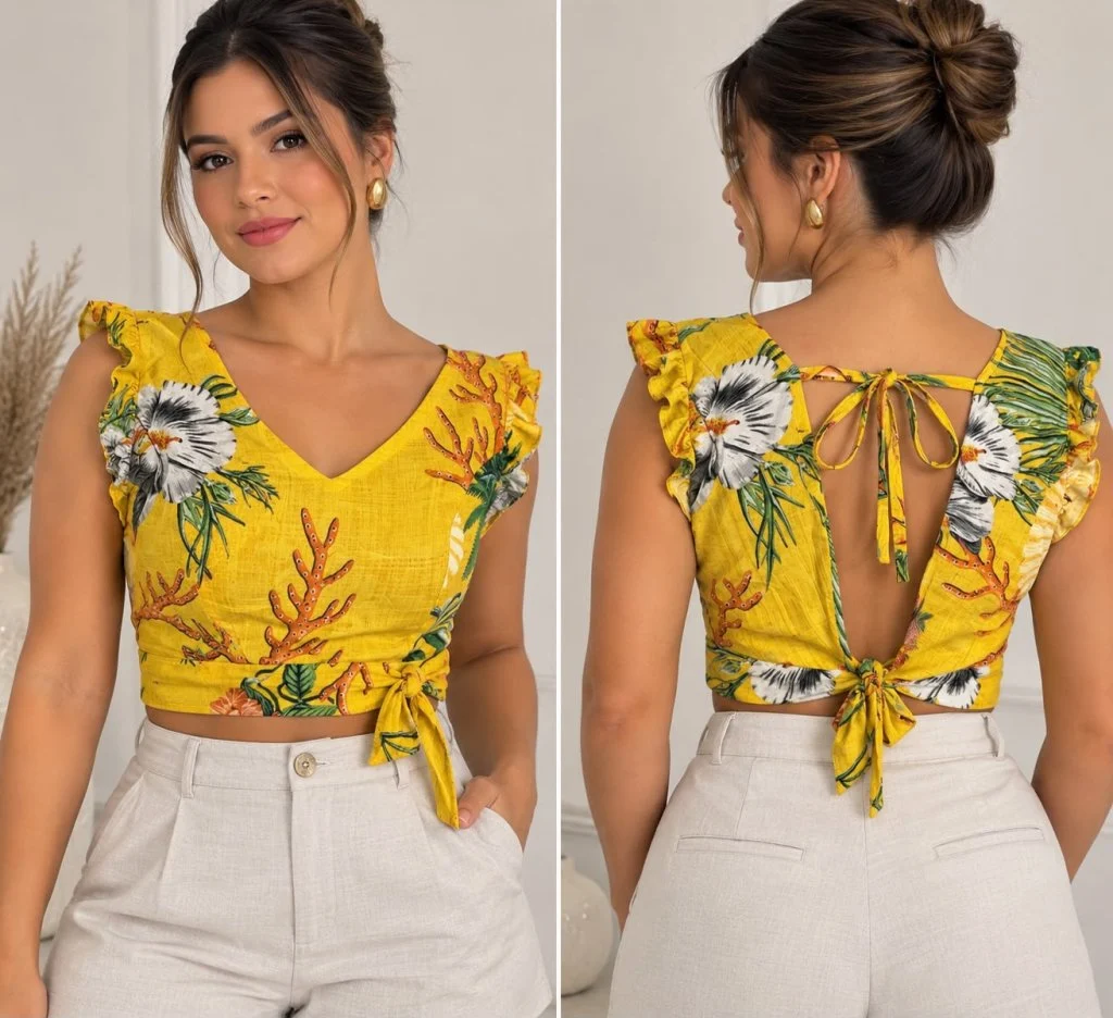 MODELAGEM CROPPED DECOTE V DE AMARRAR