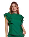 Modelagem Blusa Pijama Cirurgico Babados