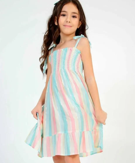 MODELAGEM VESTIDO ALÇA COM LASTEC INFANTIL