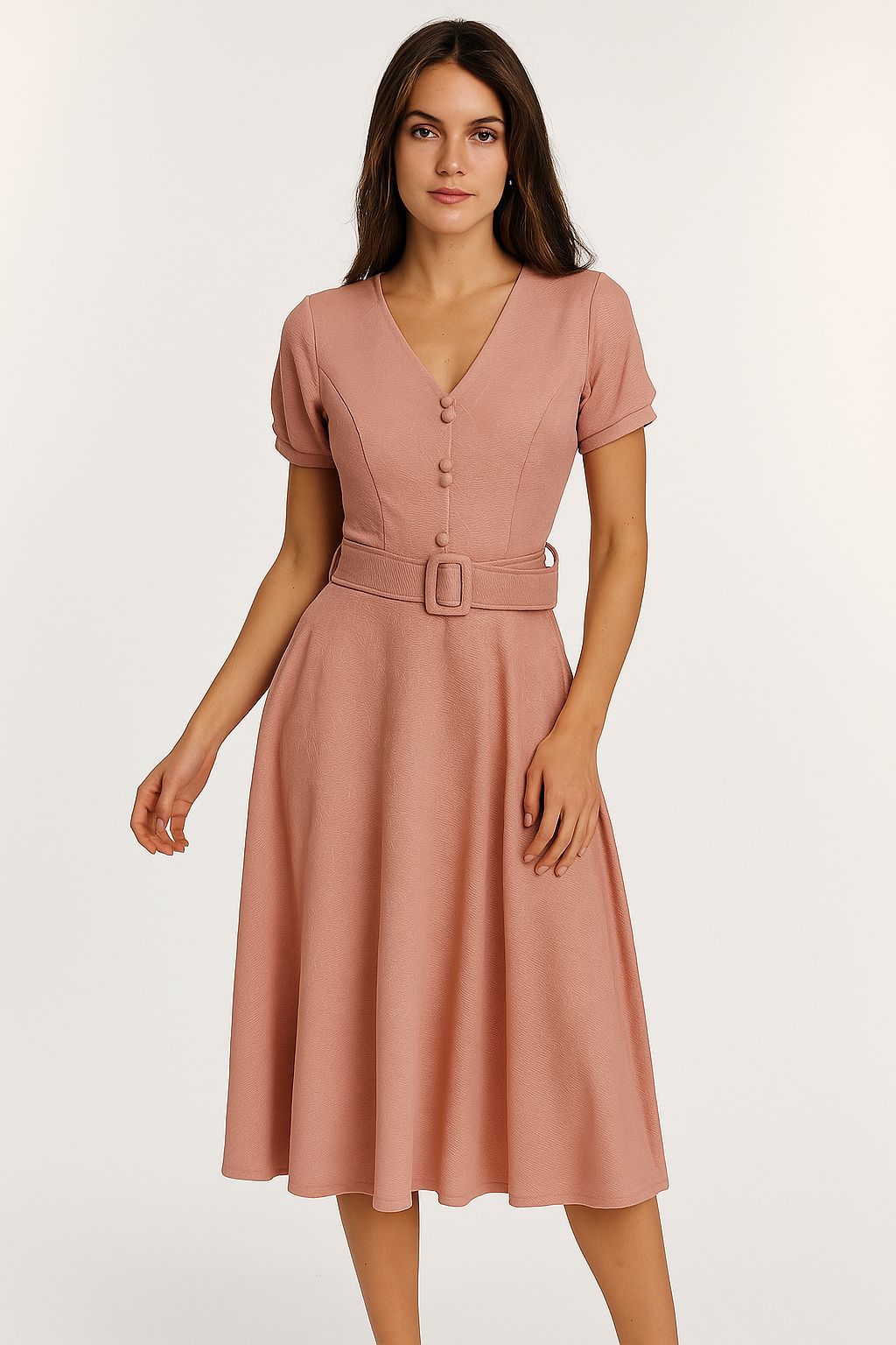 Modelagem de Vestido Godê Decote V