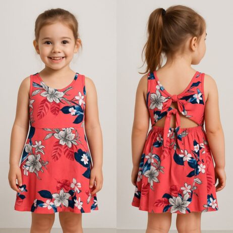 Molde Vestido laço infantil