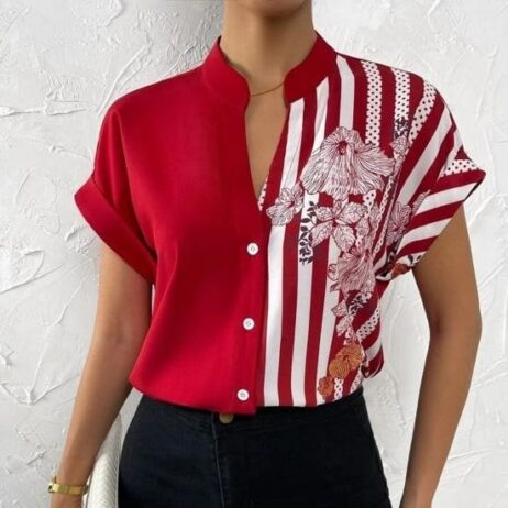 MOLDE CAMISA FEMININA GOLA PADRE MANGA JAPONESA