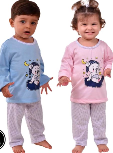 MODELAGEM PIJAMA LONGO BEBE