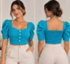 Modelagem de Cropped Manga Princesa 06